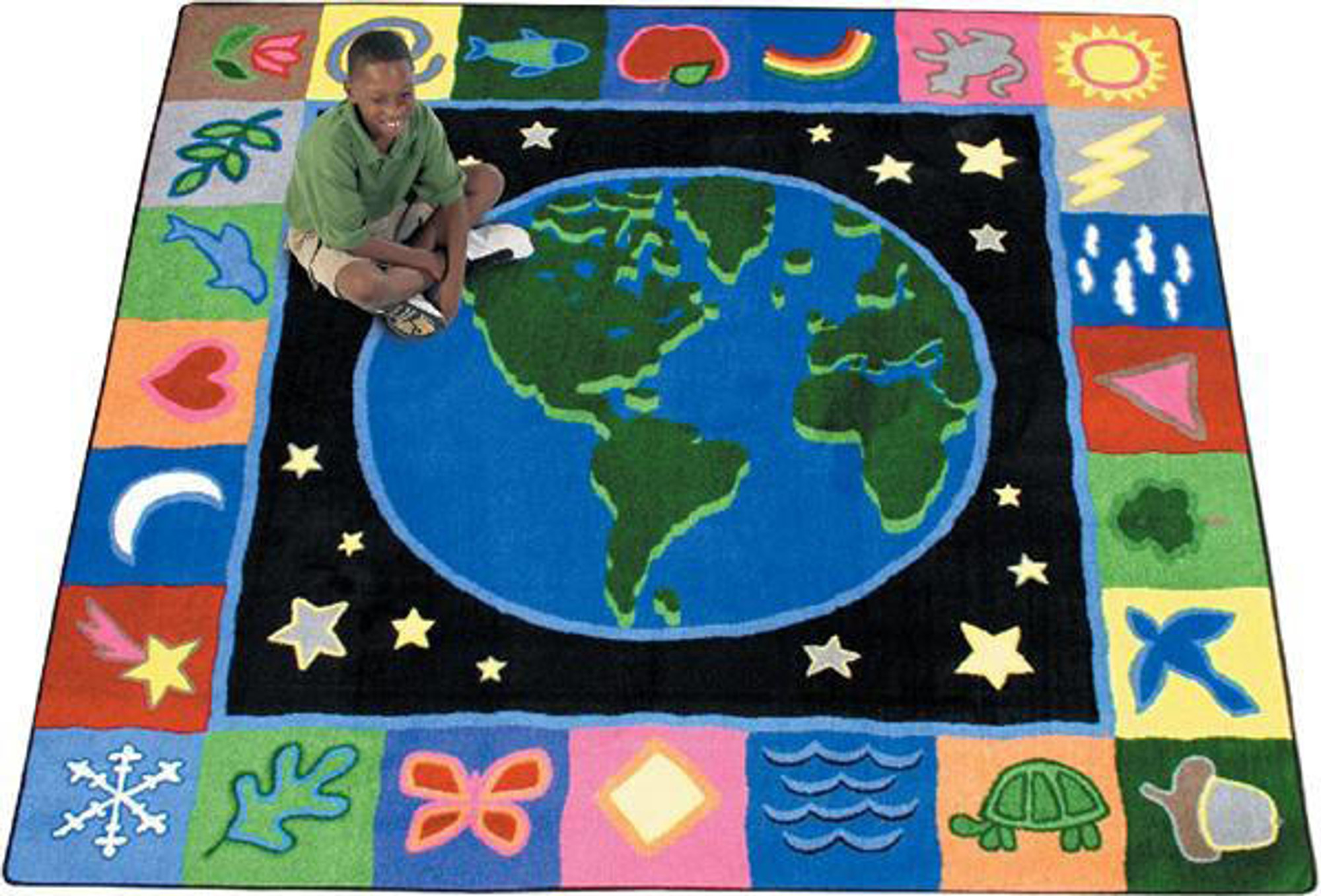 Earthworks rug, image 1, World Maps Online