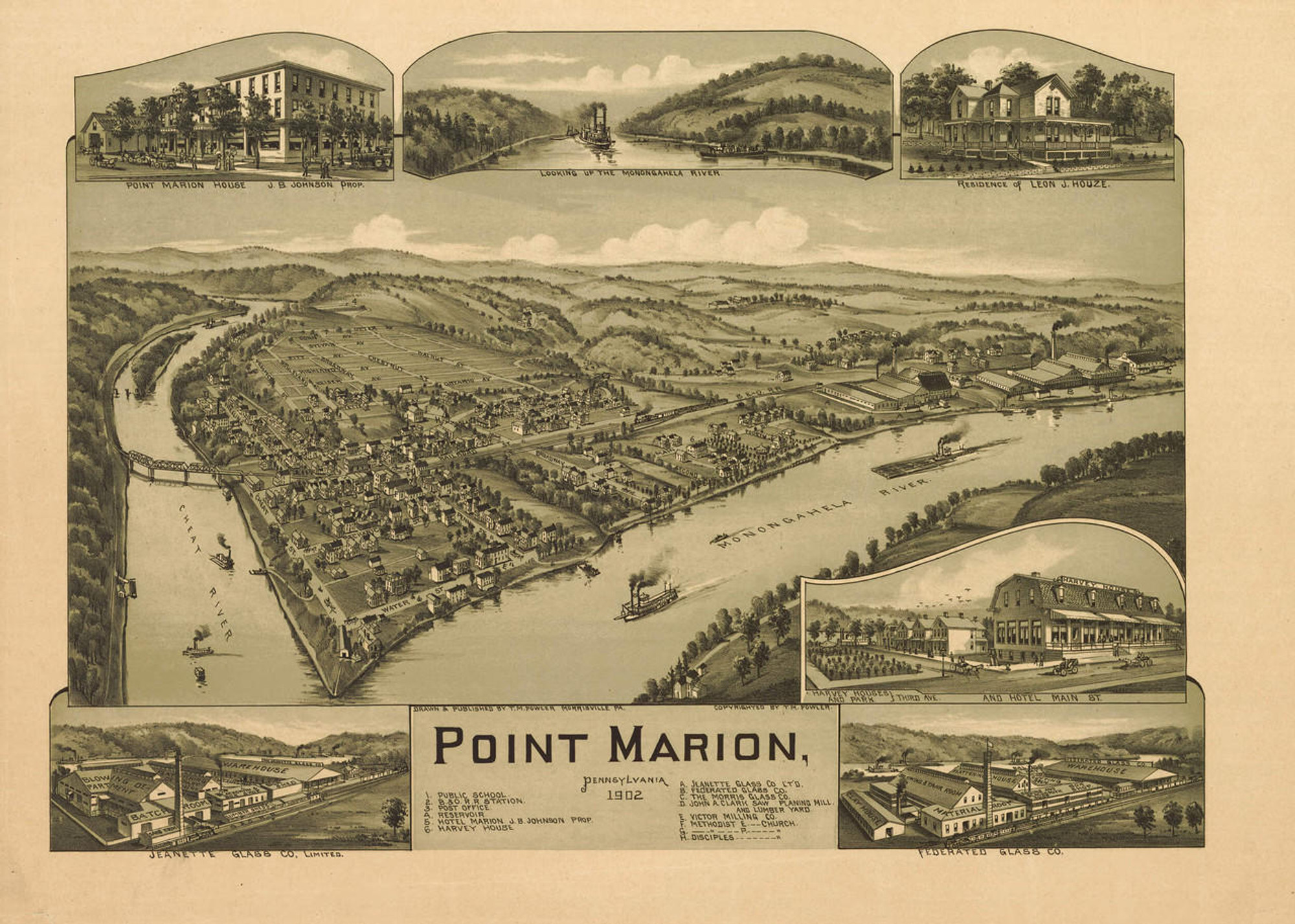 Historic Map - Point Marion, PA - 1902, image 1, World Maps Online