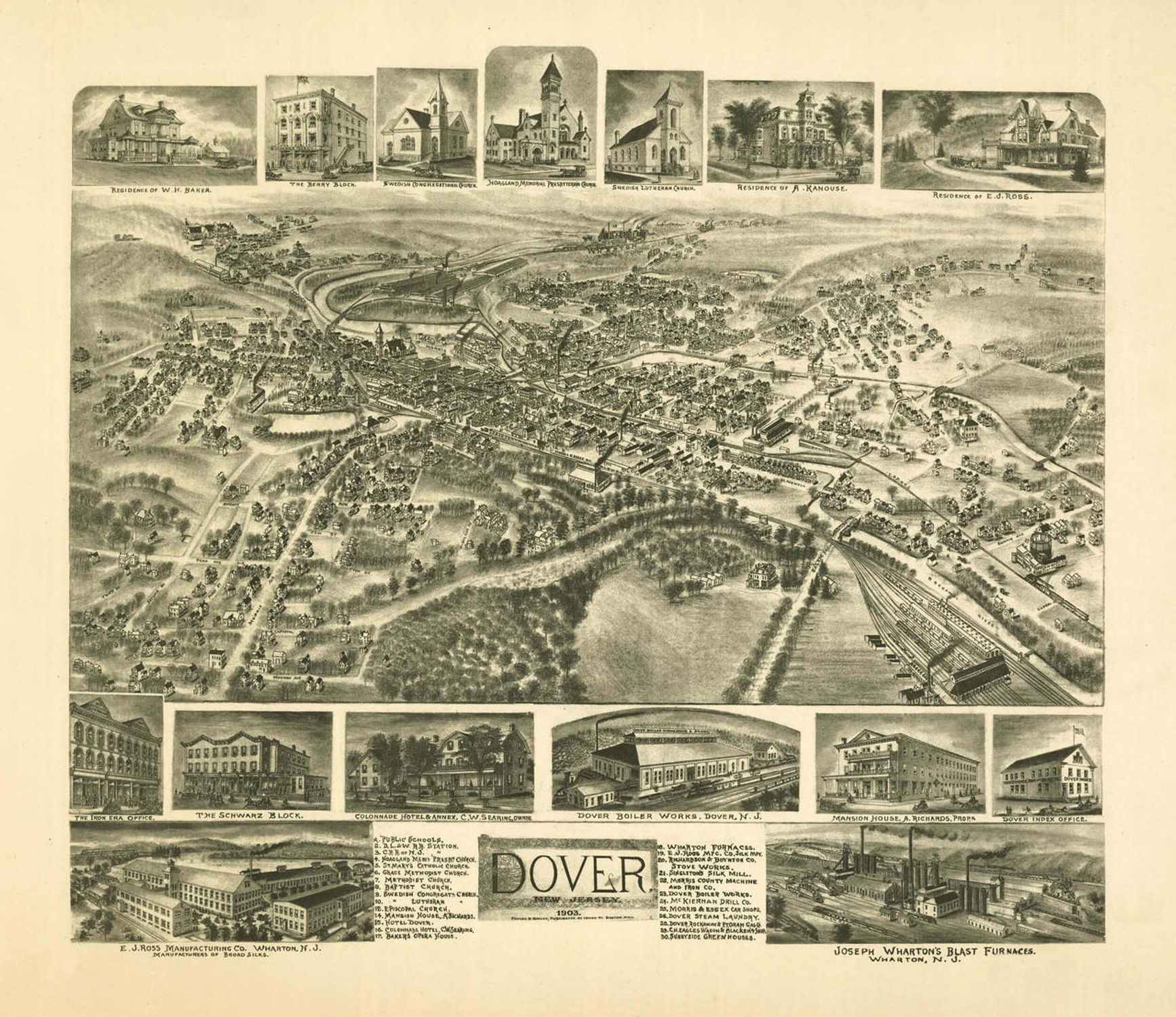 Historic Map - Dover, NJ - 1903, image 1, World Maps Online