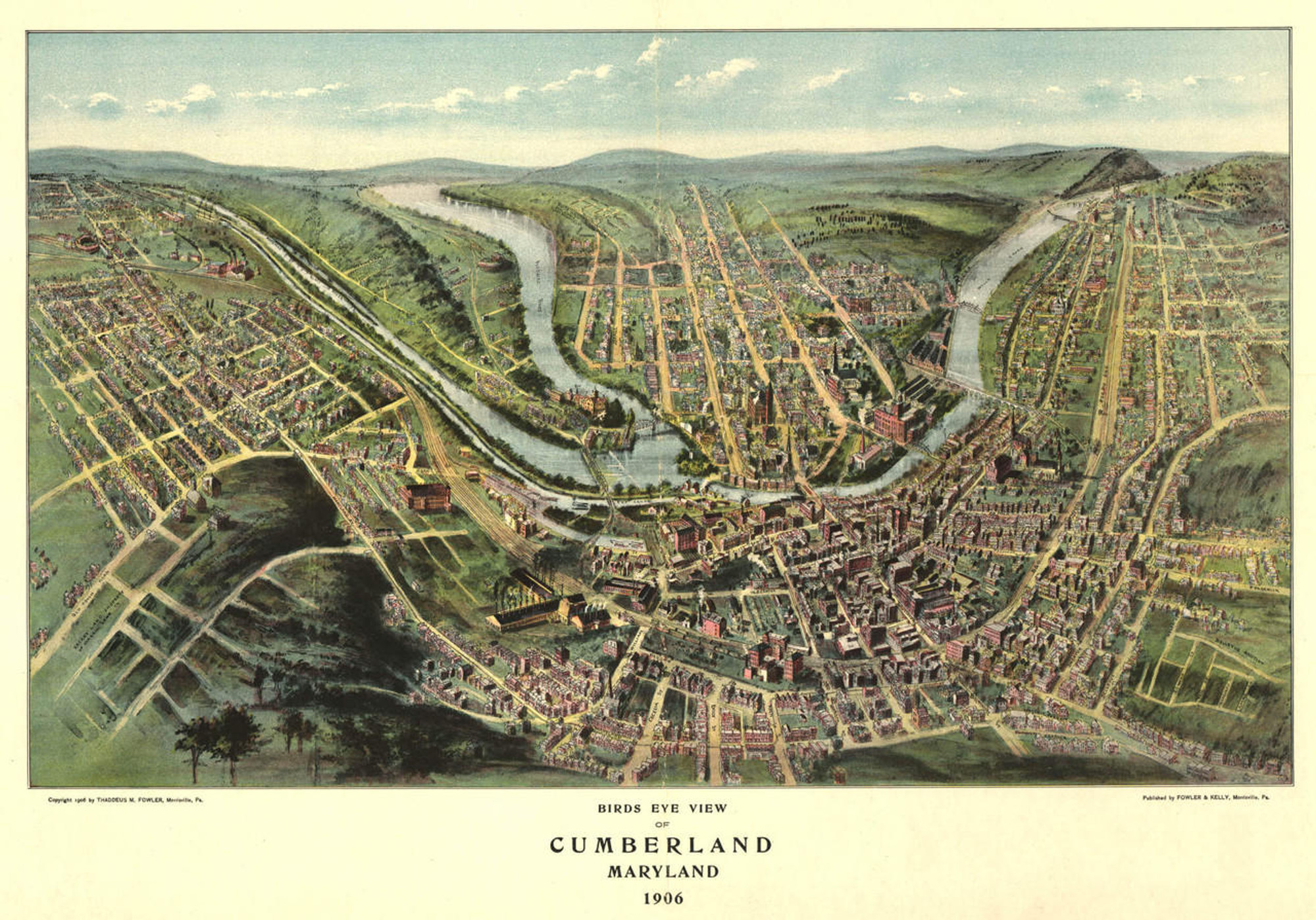 Historic Map - Cumberland, MD - 1906, image 1, World Maps Online