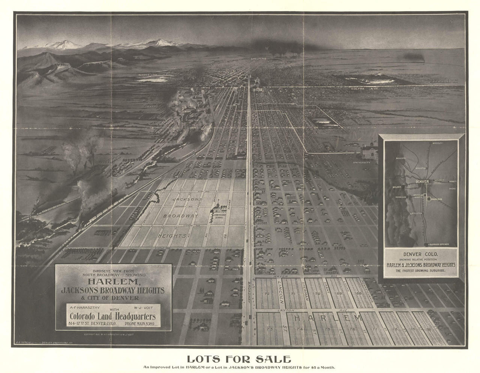 Historic Map - Denver, CO - 1907, image 1, World Maps Online