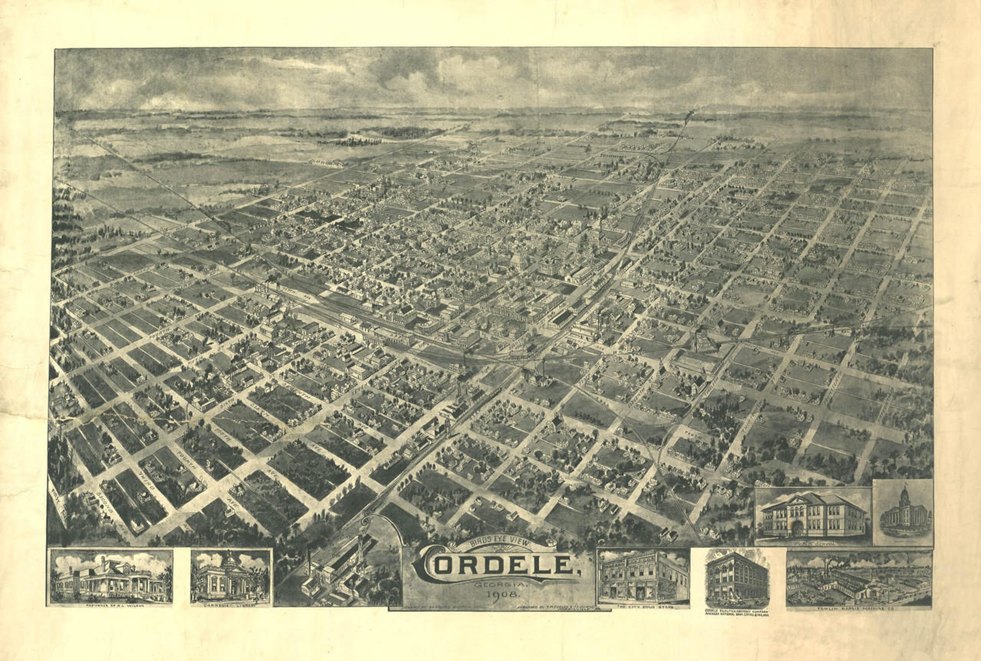 Historic Map - Cordele, GA - 1908, image 1, World Maps Online