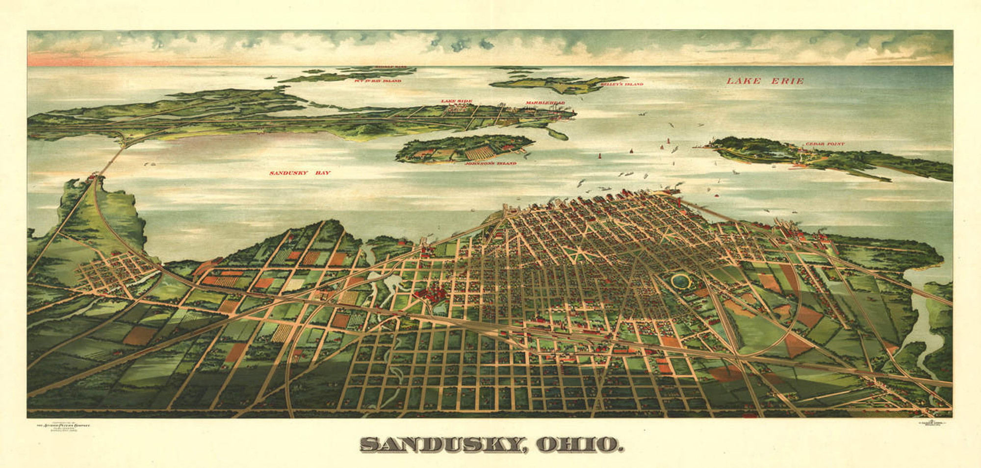 Historic Map - Sandusky, OH - 1898, image 1, World Maps Online
