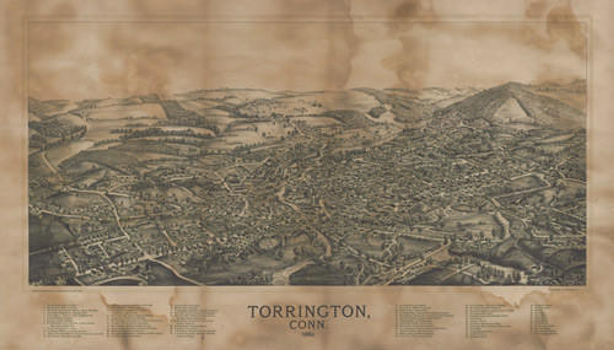 Historic Map - Torrington, CT - 1889, image 1, World Maps Online