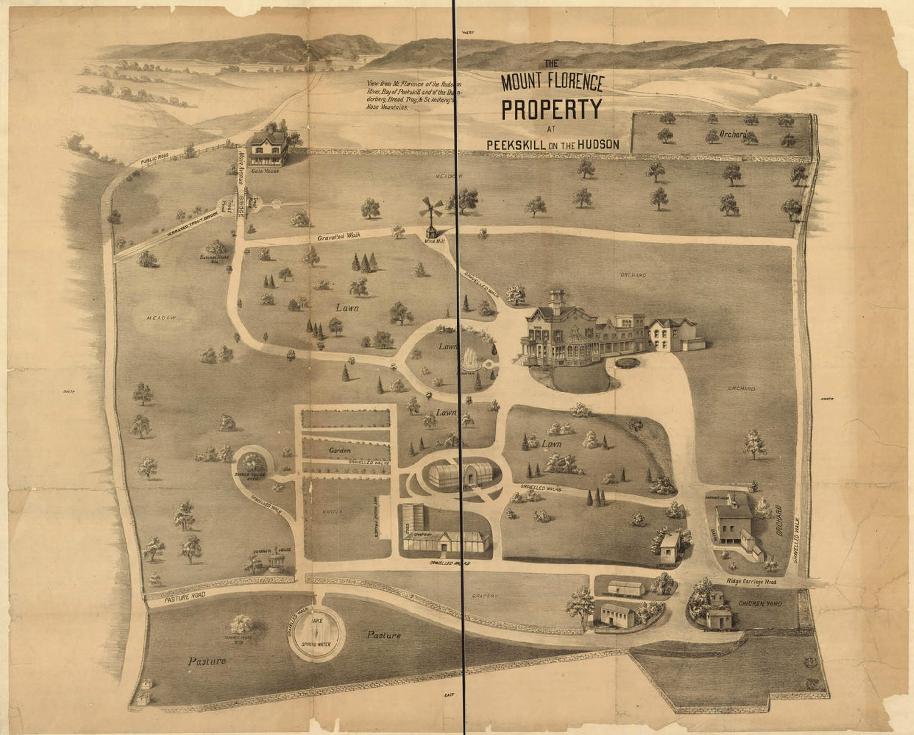 Historic Map - Mount Florence, NY - 1890, image 1, World Maps Online