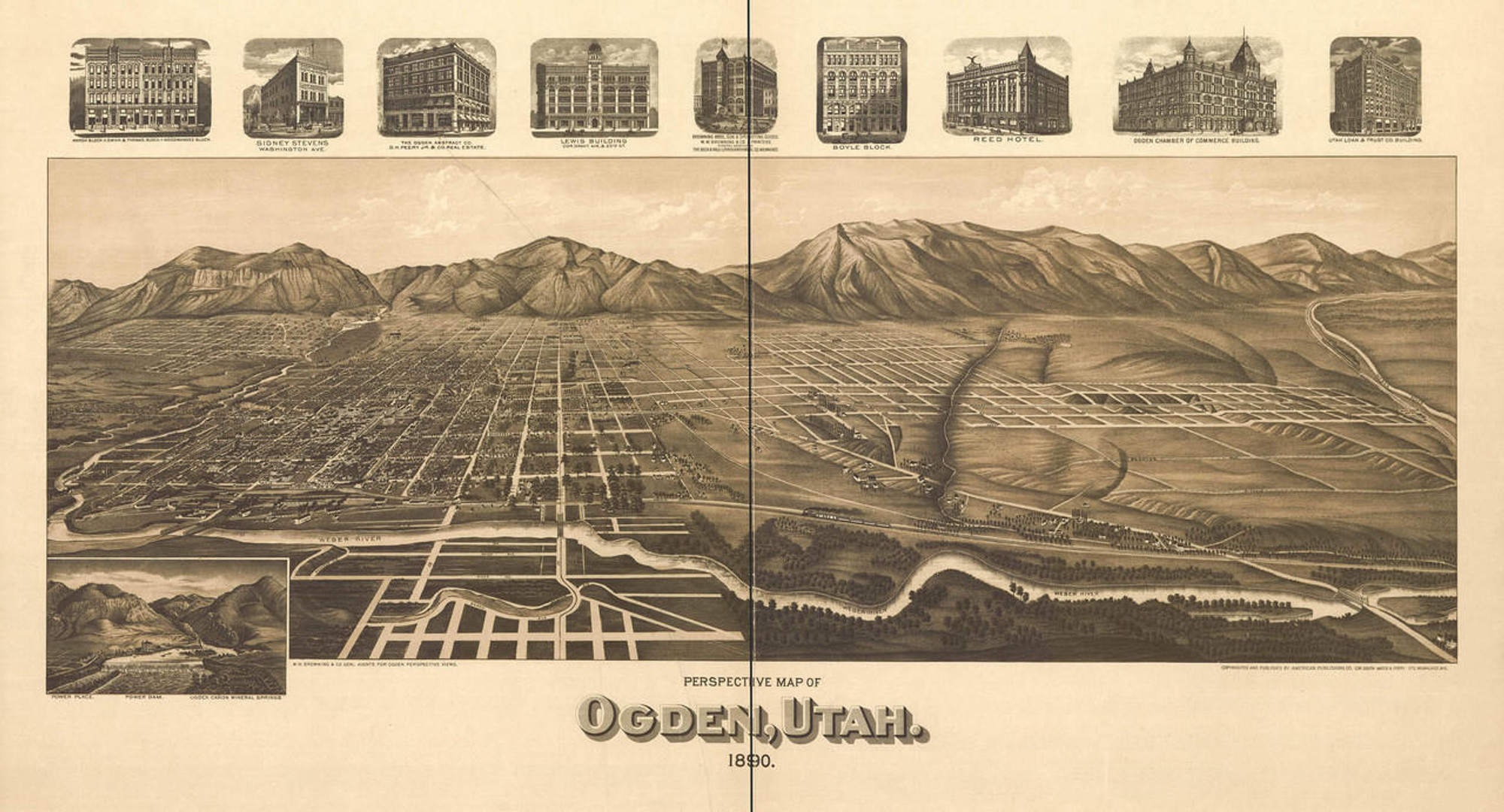 Historic Map - Ogden City, UT - 1890, image 1, World Maps Online
