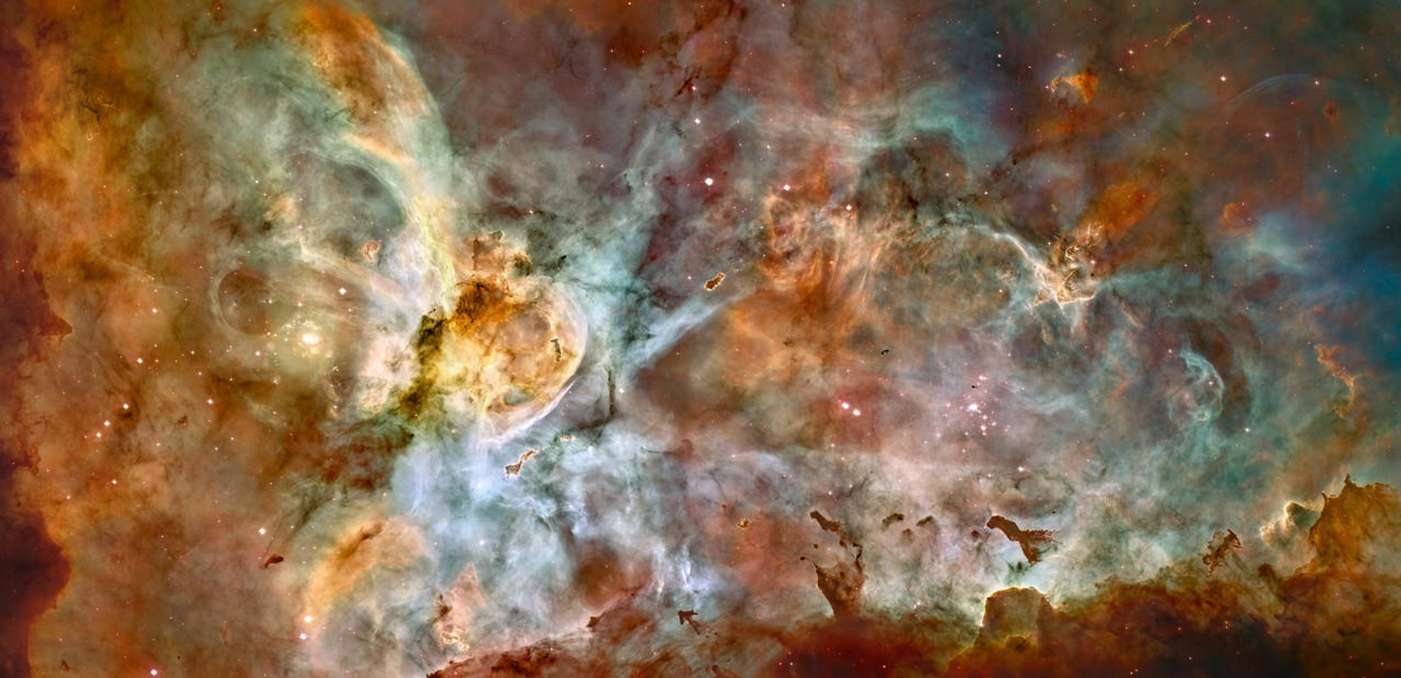 Carina Nebula - Star Birth Space Wall Mural, image 1, World Maps Online