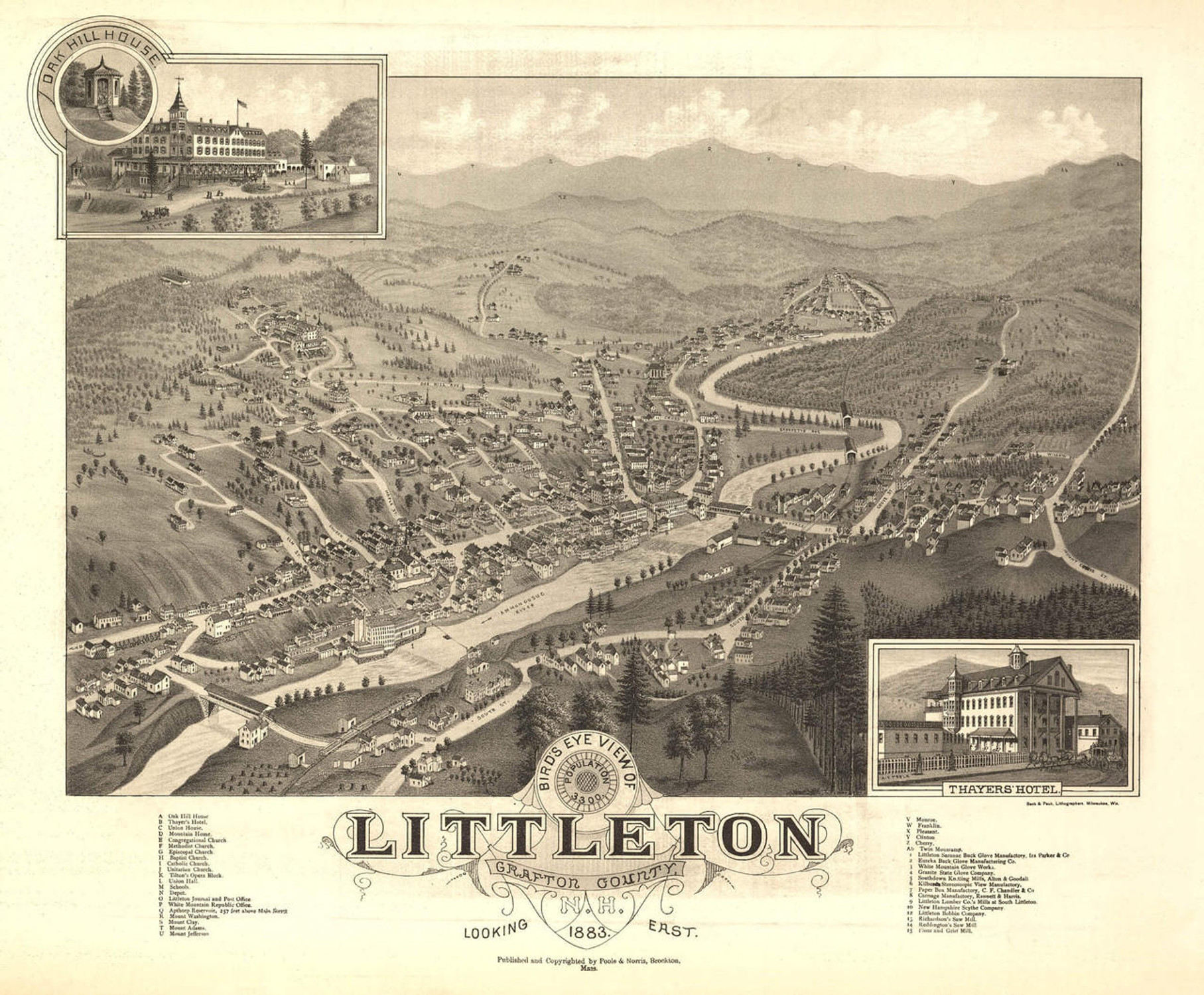 Historic Map - Littleton, NH - 1883, image 1, World Maps Online