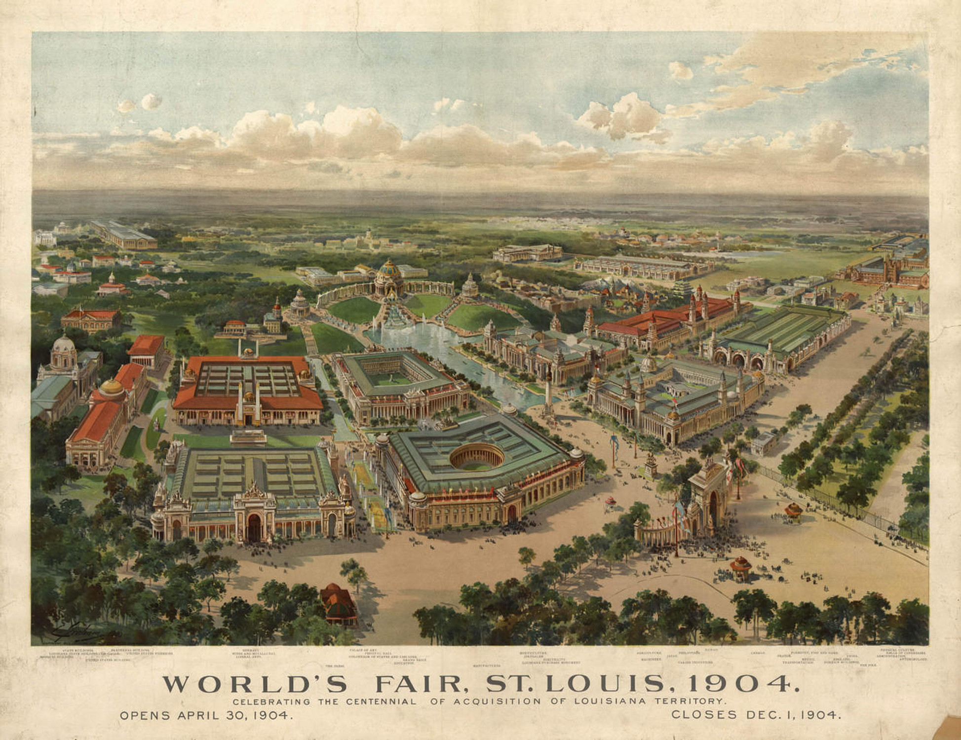 Historic Map - St. Louis, MO - 1904 - C. Graham, image 1, World Maps Online
