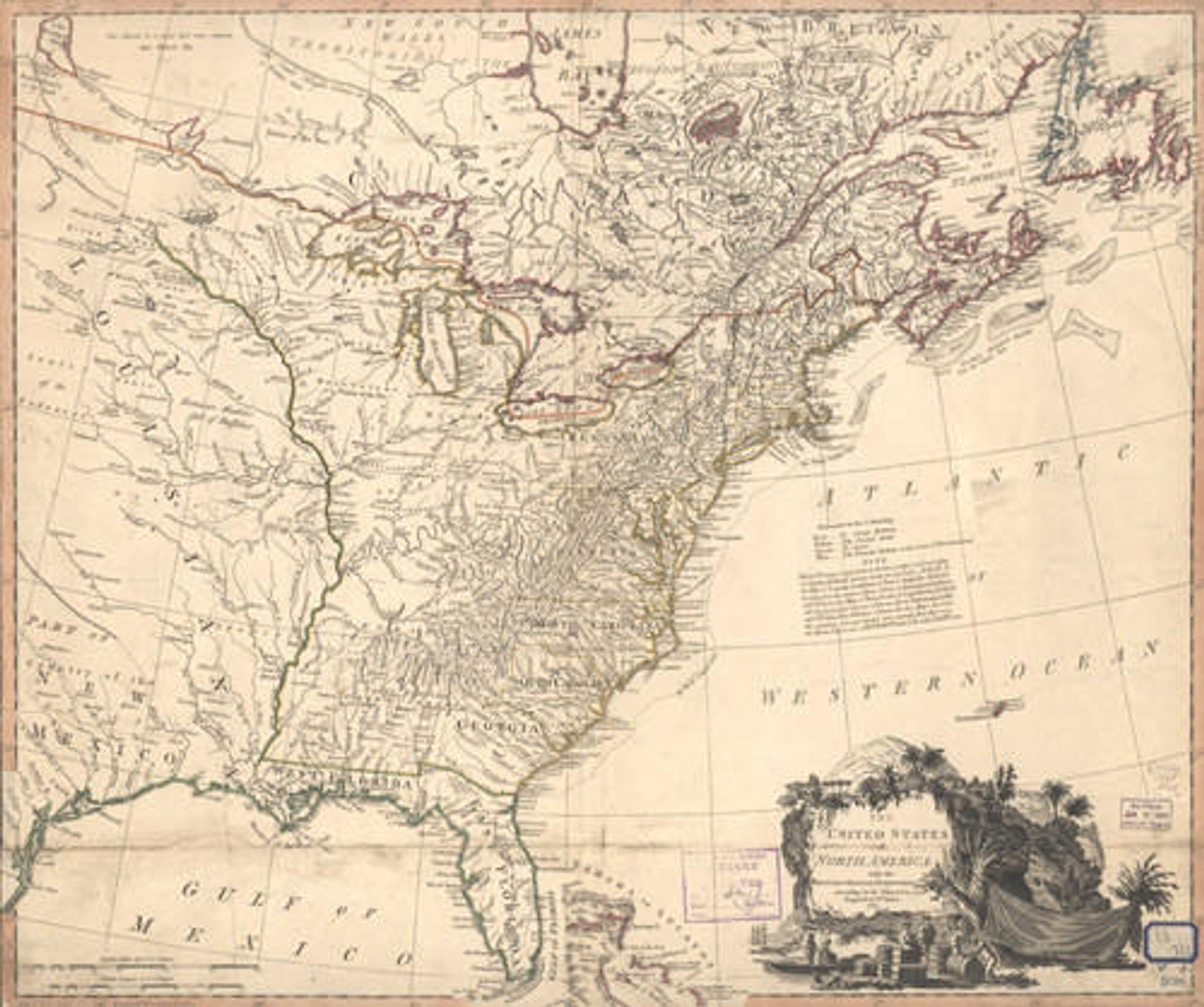 Historic Map - United States - 1785, image 1, World Maps Online