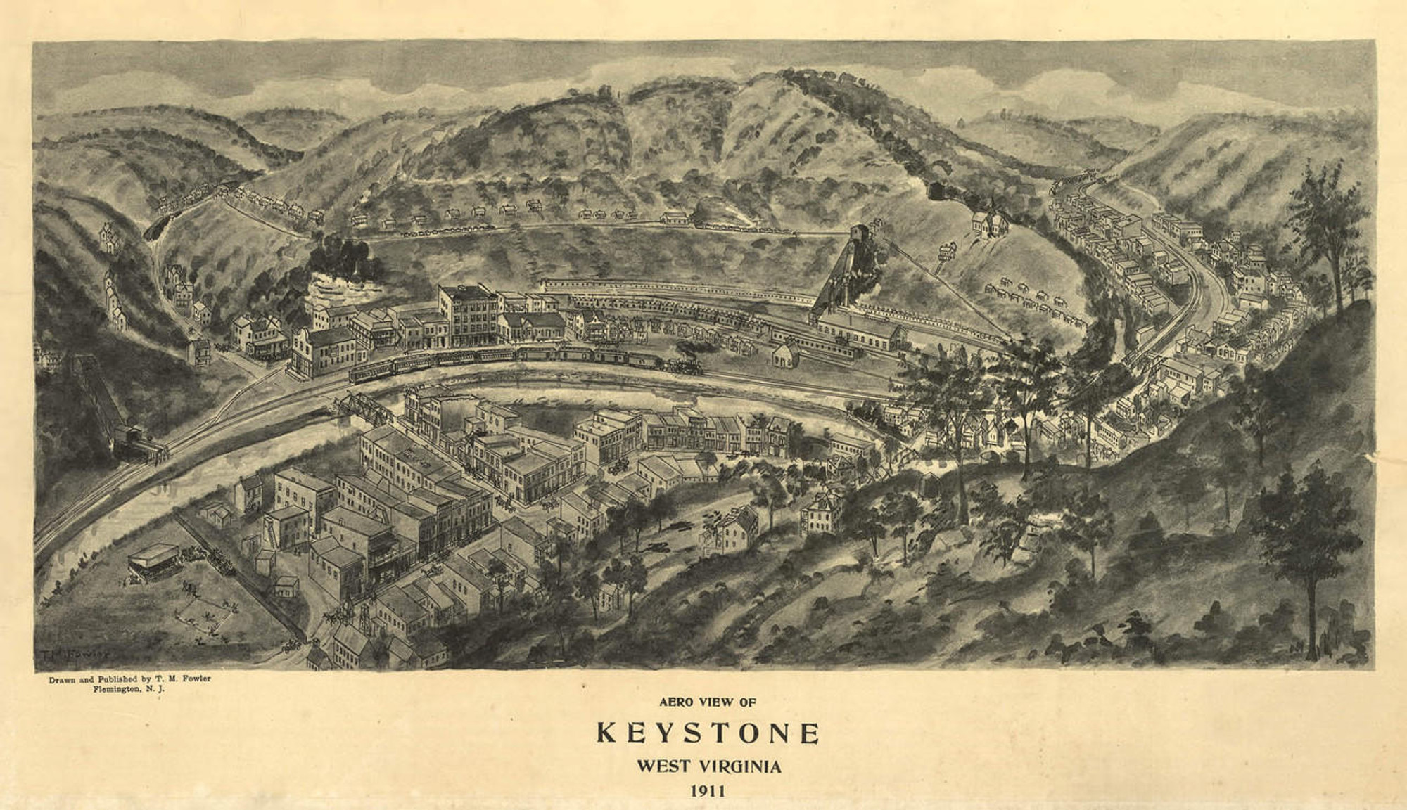 Historic Map - Keystone, WV - 1911, image 1, World Maps Online