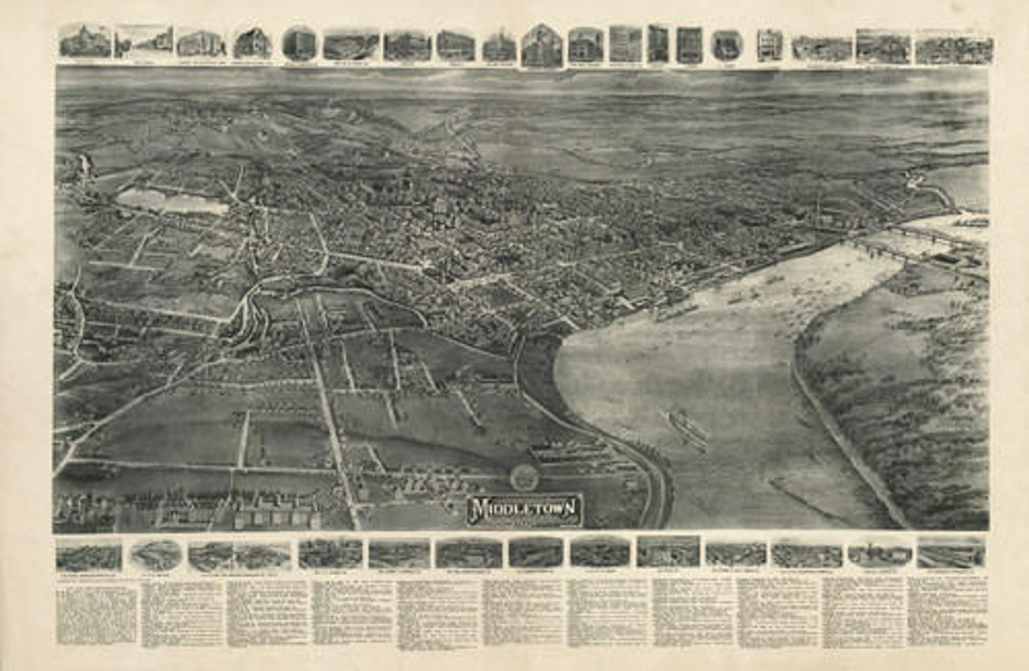 Historic Map - Middletown, CT - 1915, image 1, World Maps Online