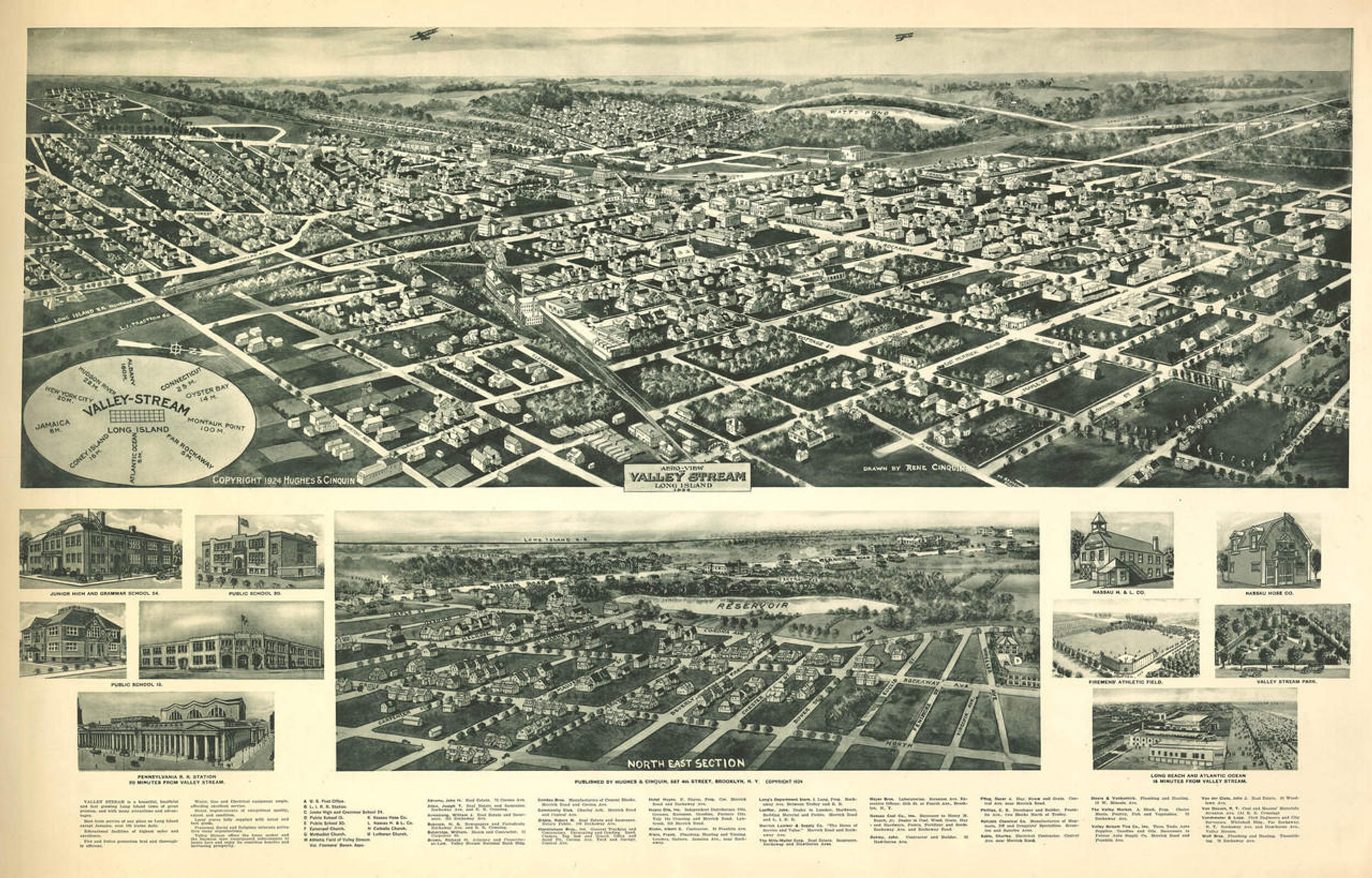 Historic Map - Valley Stream, NY - 1924, image 1, World Maps Online