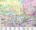 Canada Enlarged Political Reference Wall Map - Laminated, image 3, World Maps Online
