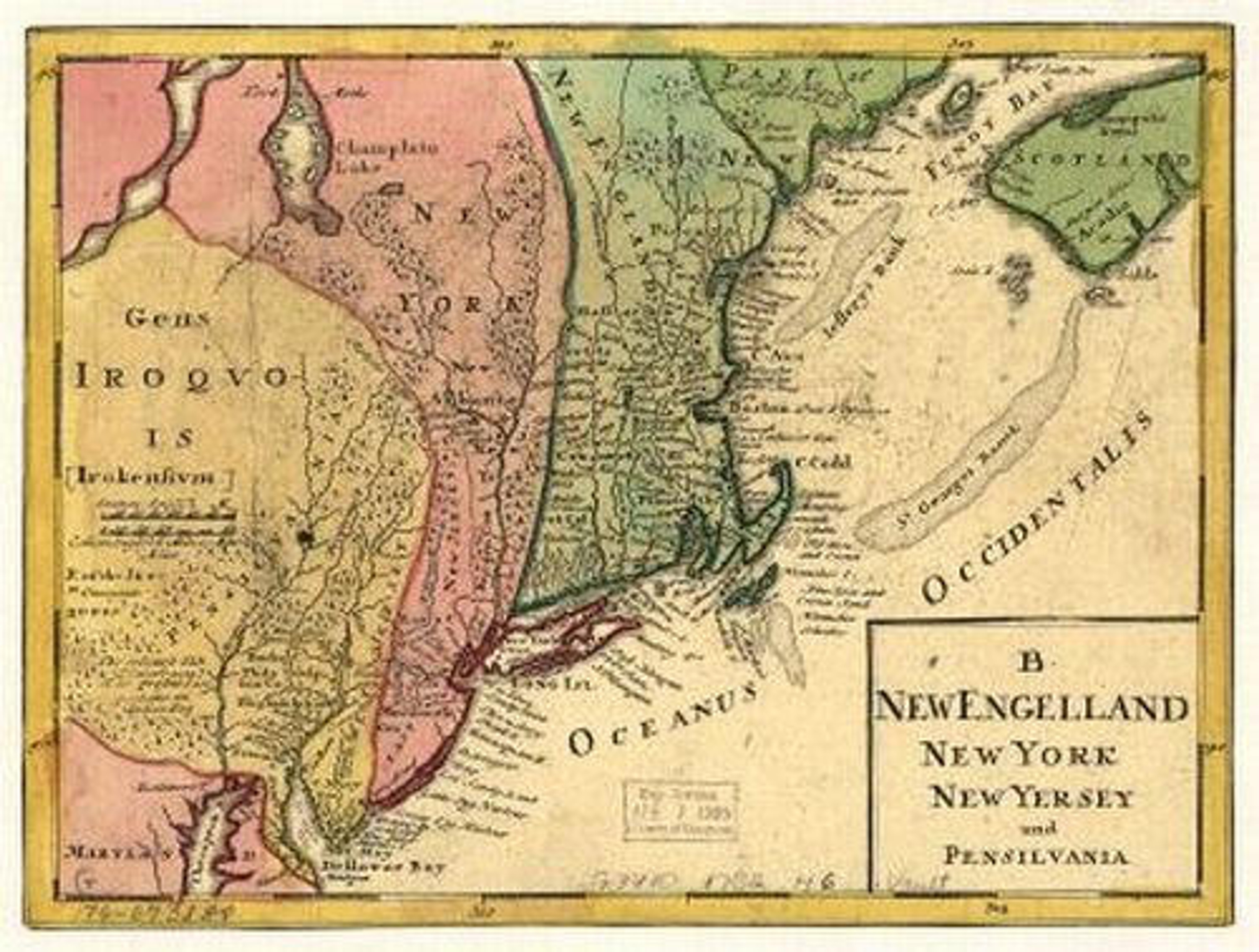 Historic Map - New England - 1759 | World Maps Online