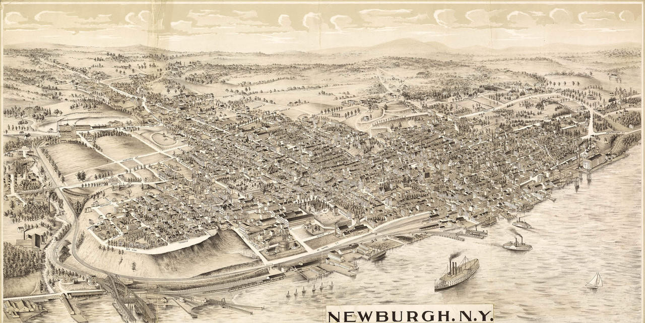 Historic Map - Newburgh, NY - 1900, image 1, World Maps Online