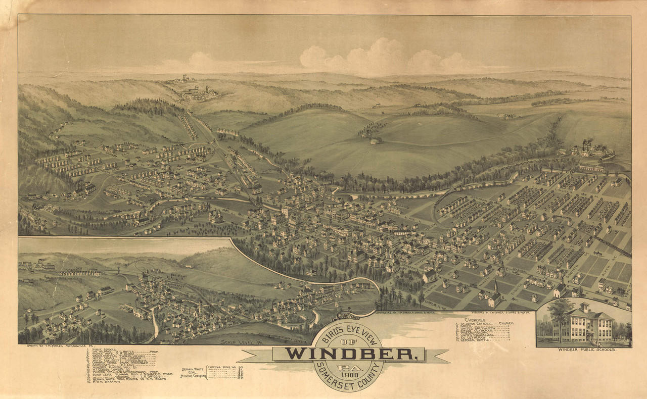 Historic Map - Windber, PA - 1900, image 1, World Maps Online