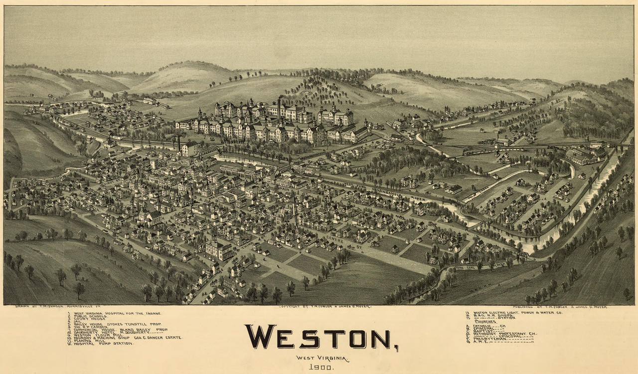Historic Map - Weston, WV - 1900, image 1, World Maps Online