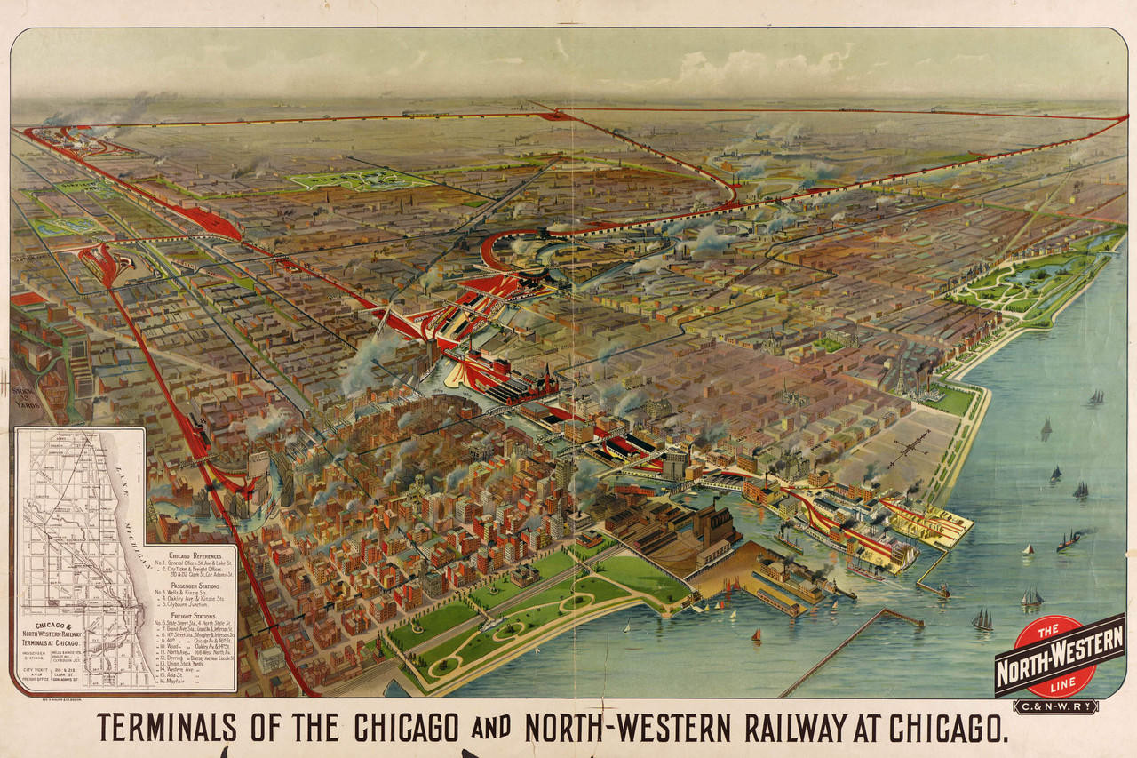 Historic Map - Chicago, IL - 1902, image 1, World Maps Online