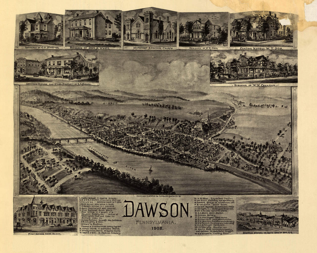 Historic Map - Dawson, PA - 1902, image 1, World Maps Online