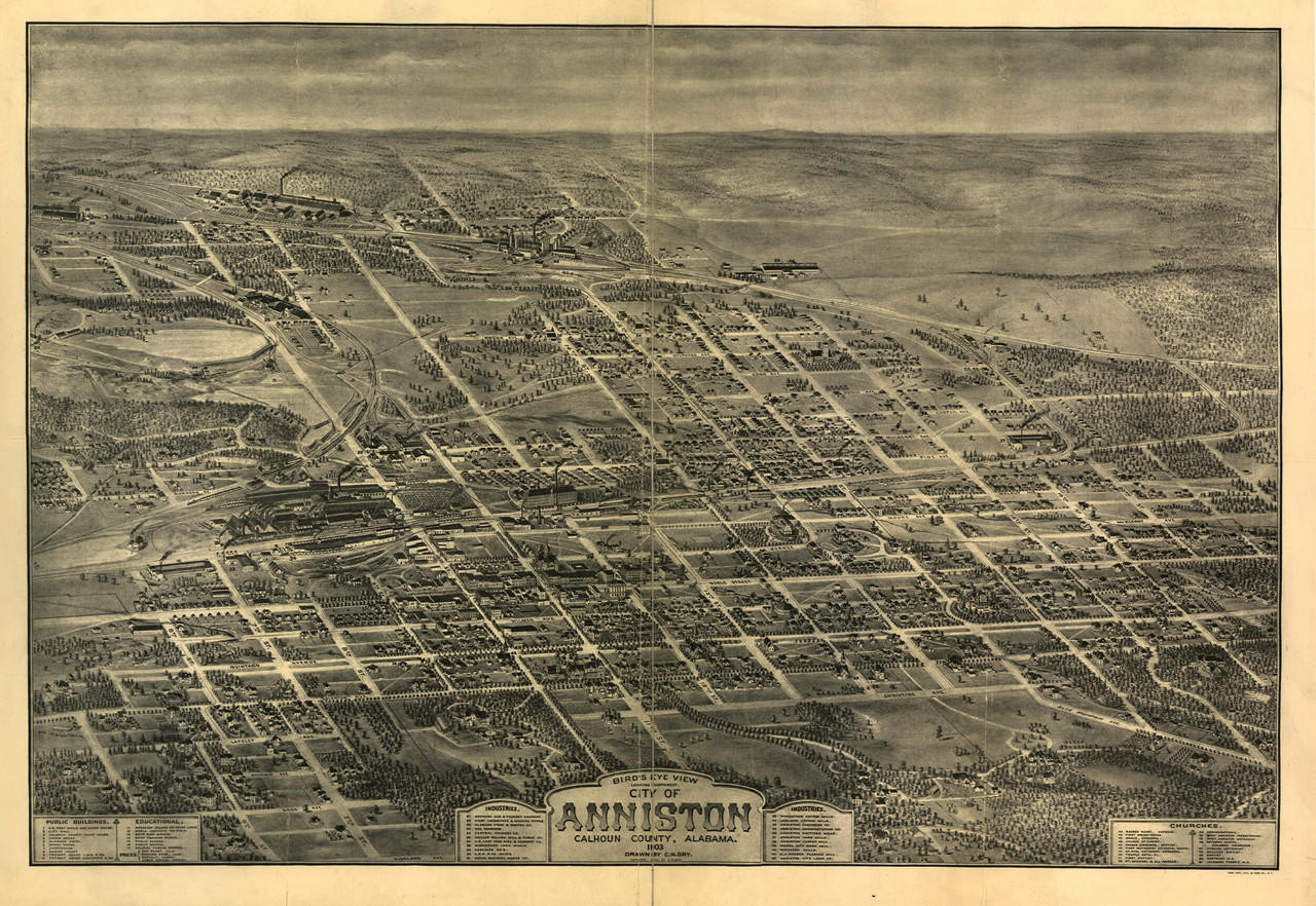 Historic Map - Anniston, AL - 1903, image 1, World Maps Online
