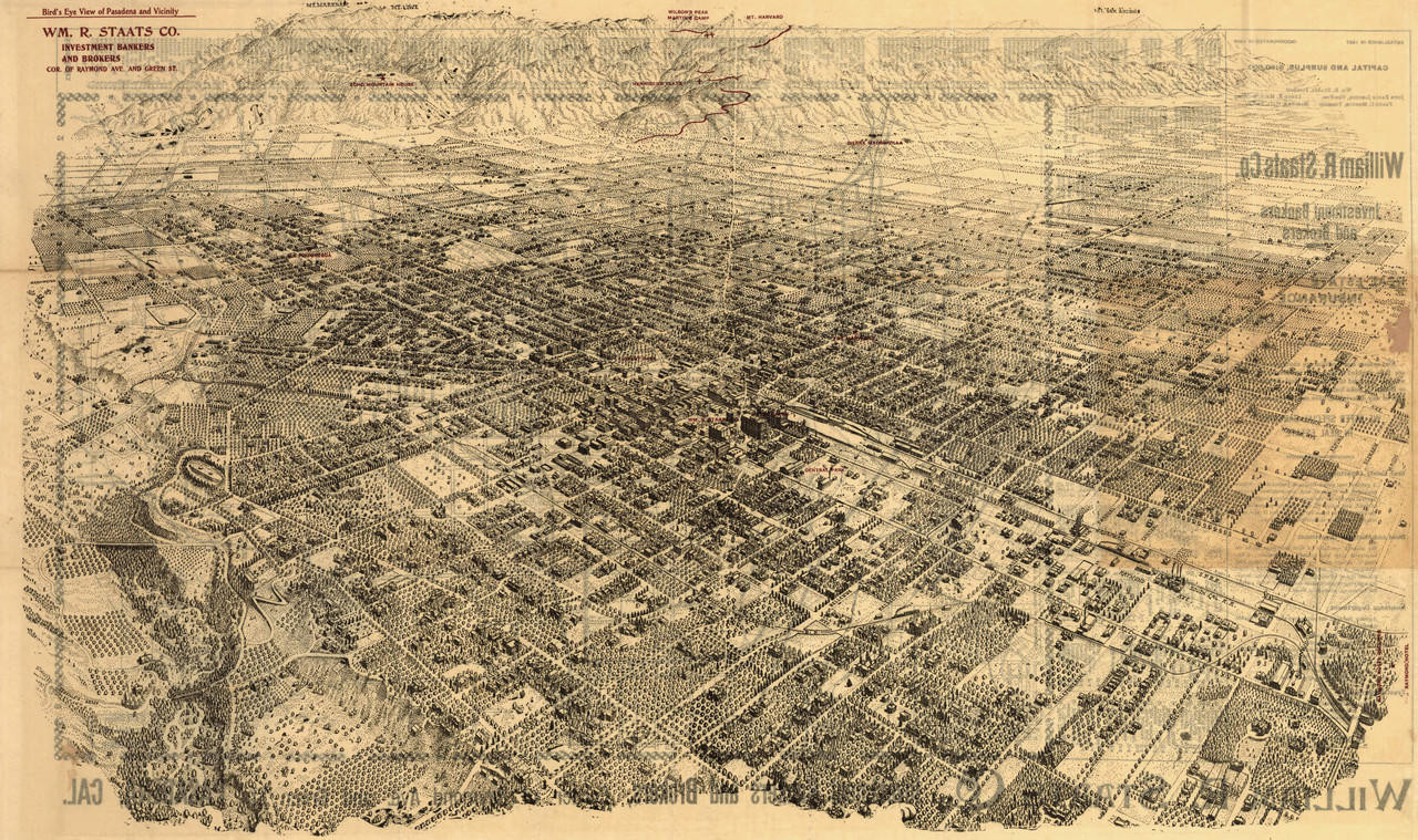 Historic Map - Pasadena, CA - 1903, image 1, World Maps Online