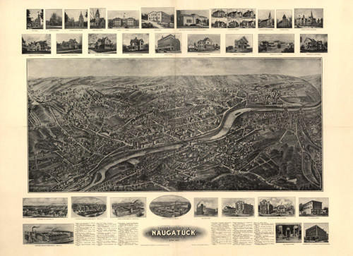 Historic Map - Naugatuck, CT - 1906, image 1, World Maps Online
