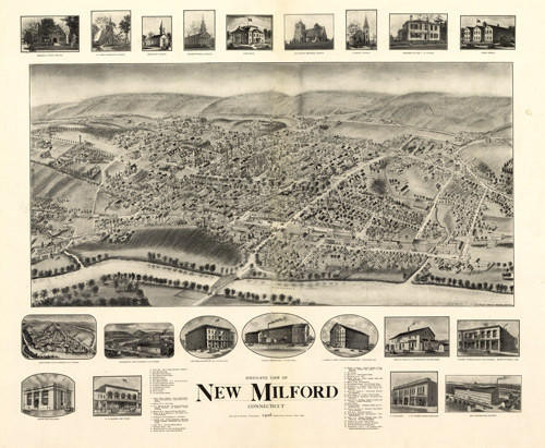 Historic Map - New Milford, CT - 1906, image 1, World Maps Online
