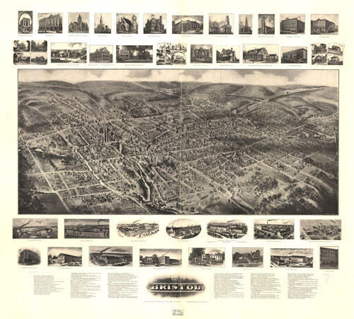 Historic Map - Bristol, CT - 1907, image 1, World Maps Online