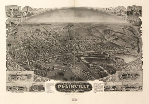 Historic Map - Plainville, CT - 1907, image 1, World Maps Online