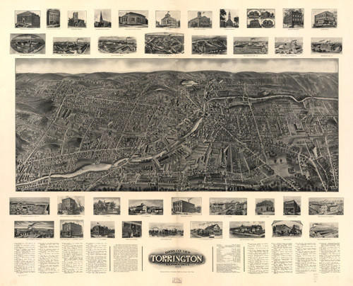 Historic Map - Torrington, CT - 1907, image 1, World Maps Online