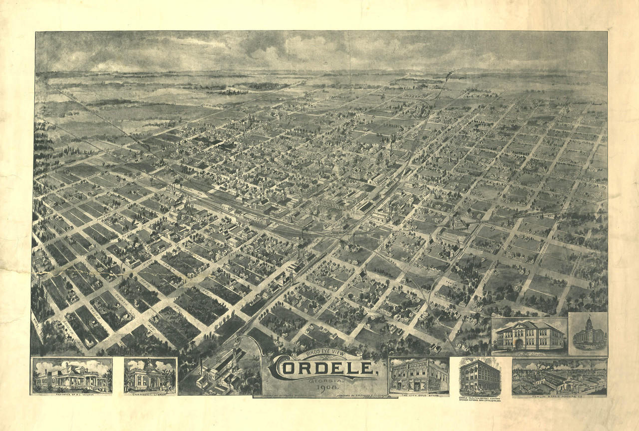 Historic Map - Cordele, GA - 1908, image 1, World Maps Online