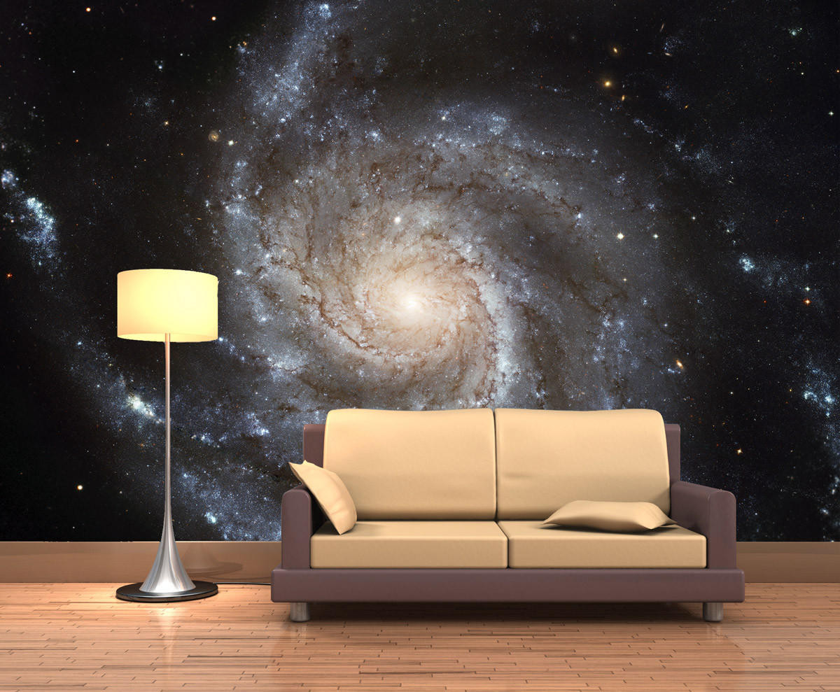 Pinwheel Galaxy M101 Space Wall Mural, image 1, World Maps Online