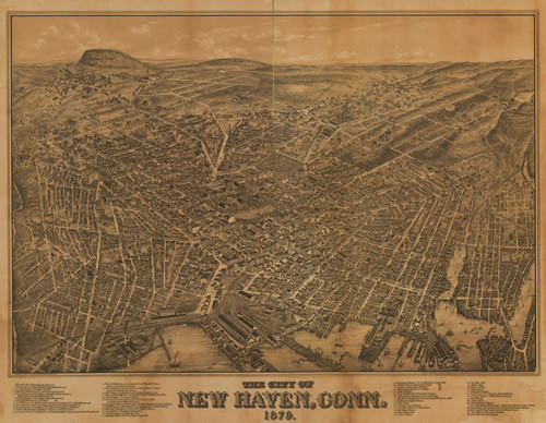 Historic Map - New Haven, CT - 1879, image 1, World Maps Online
