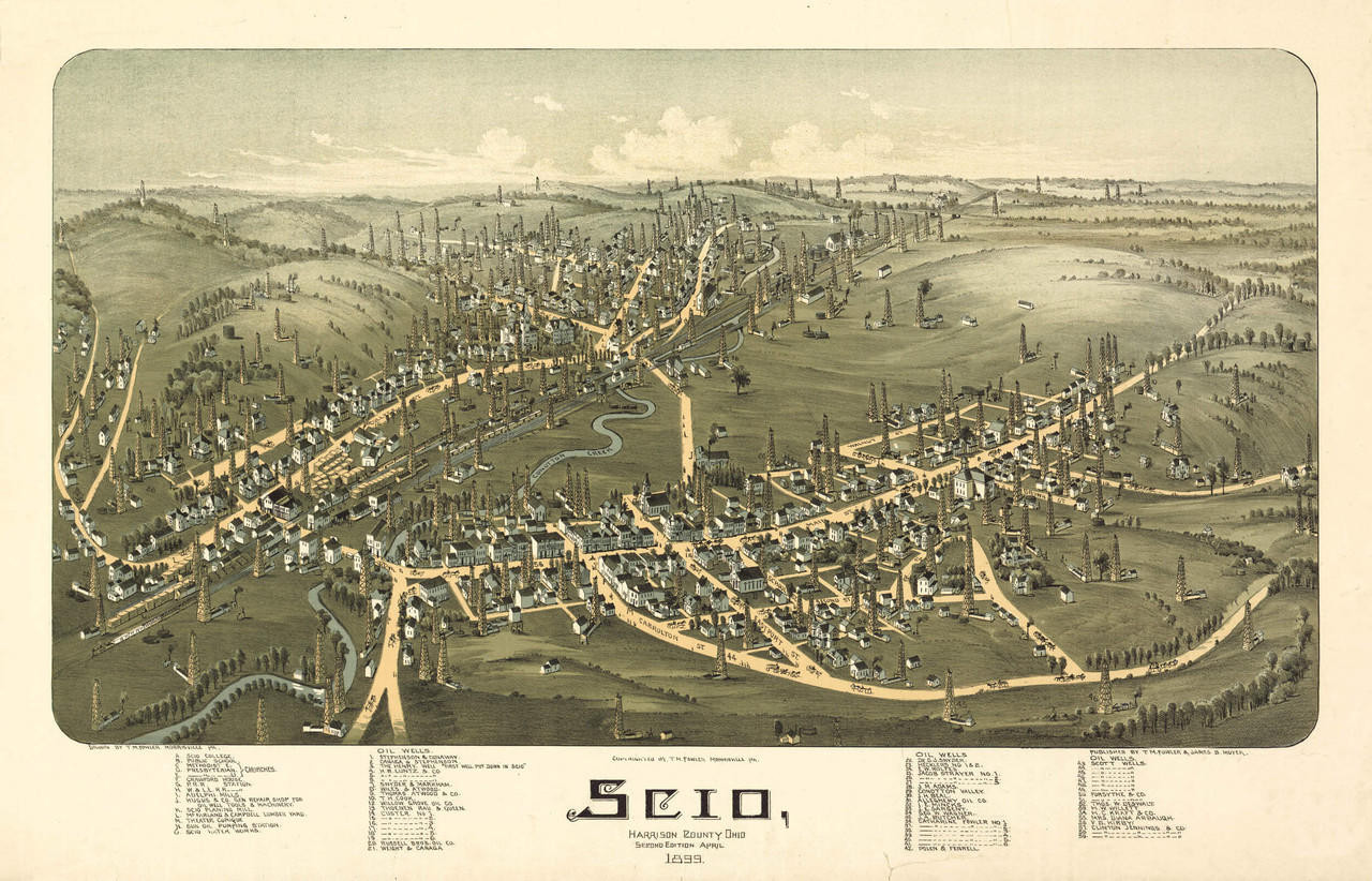 Historic Map - Scio, OH - 1899, image 1, World Maps Online