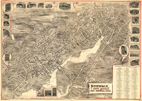 Historic Map - Norwalk, CT - 1899, image 1, World Maps Online