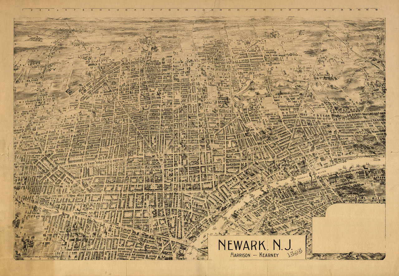 Historic Map - Newark, NJ - 1895, image 1, World Maps Online