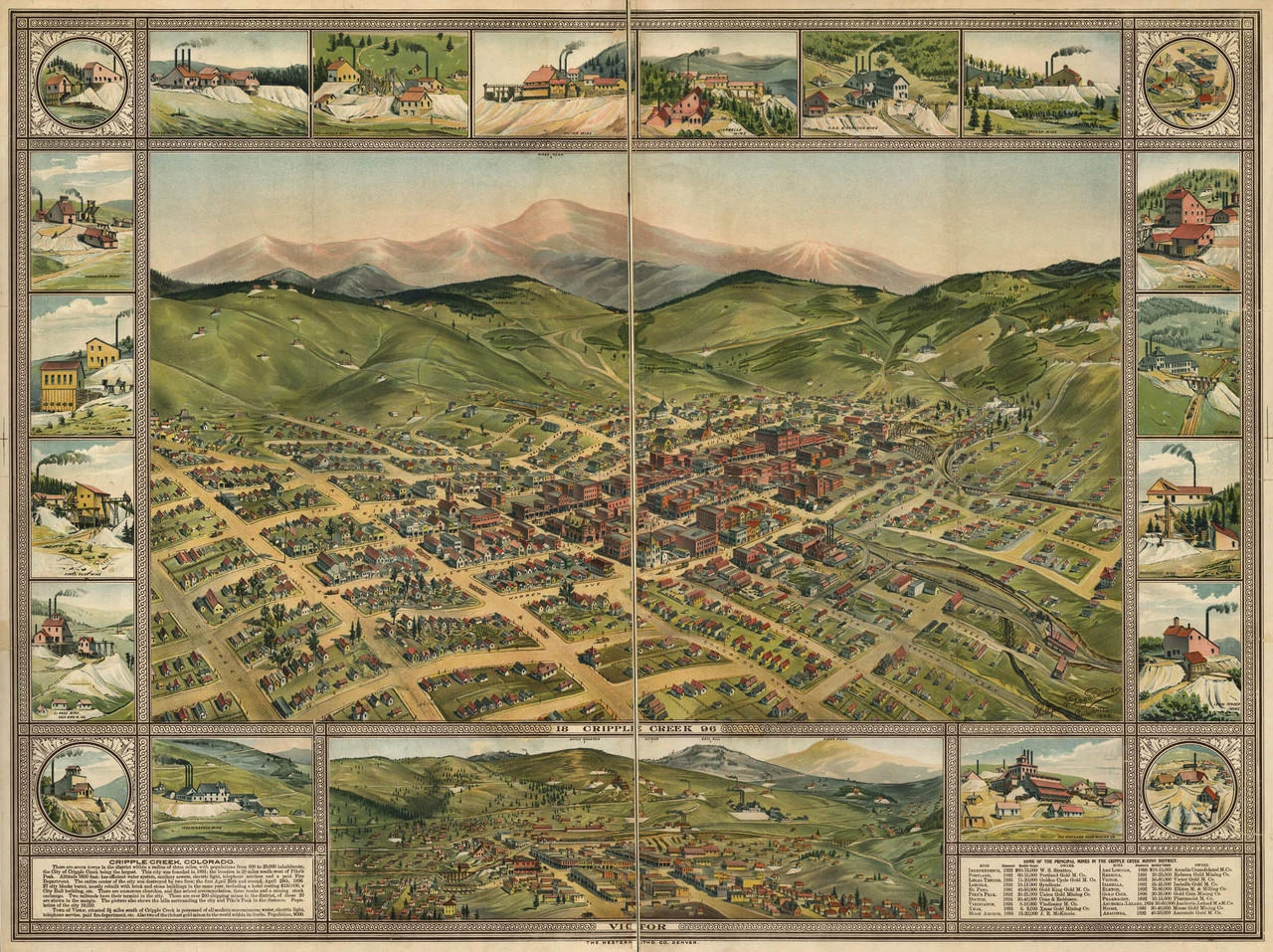 Historic Map - Cripple Creek, CO - 1896, image 1, World Maps Online