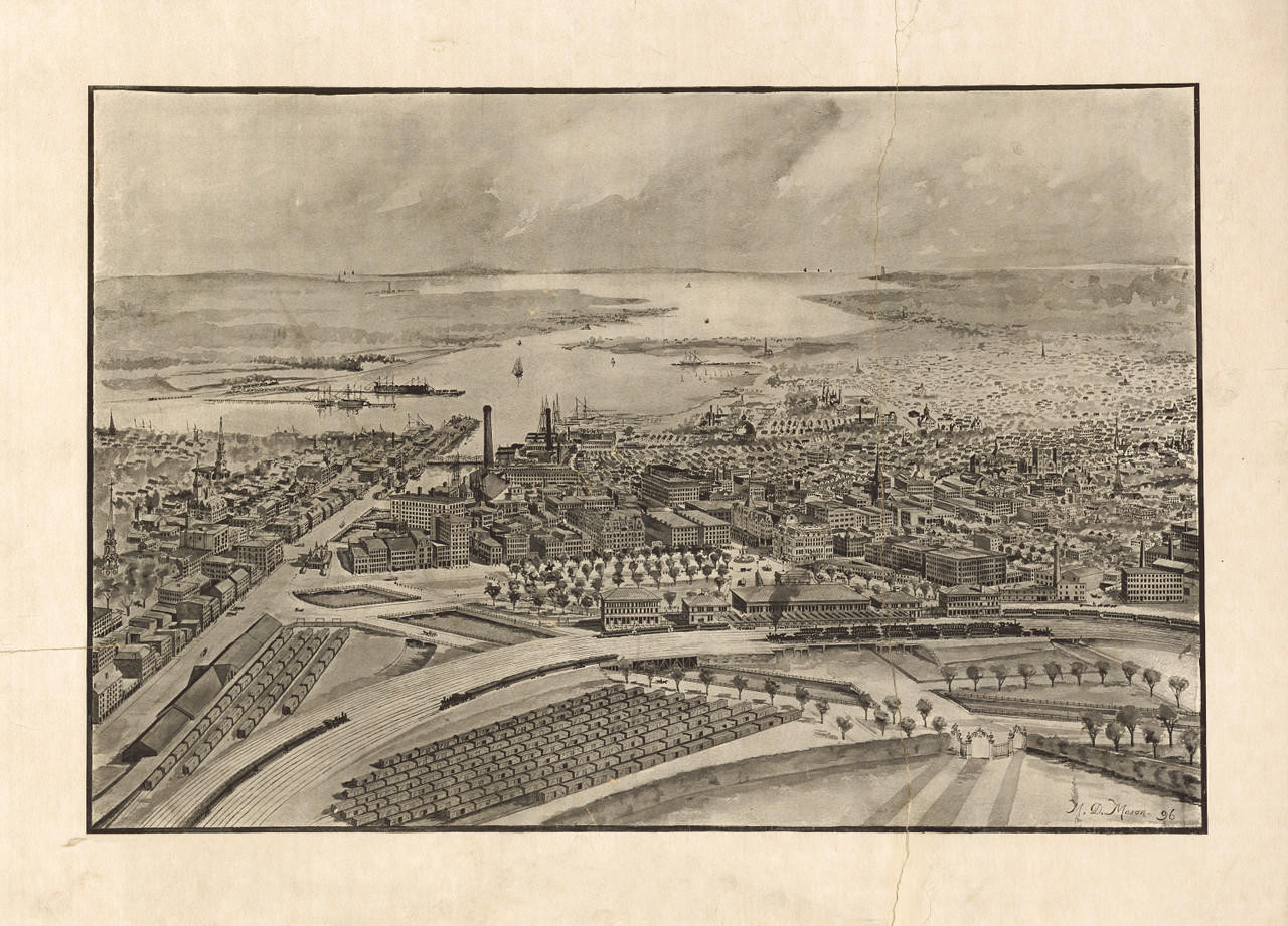 Historic Map - Providence, RI - 1896, image 1, World Maps Online
