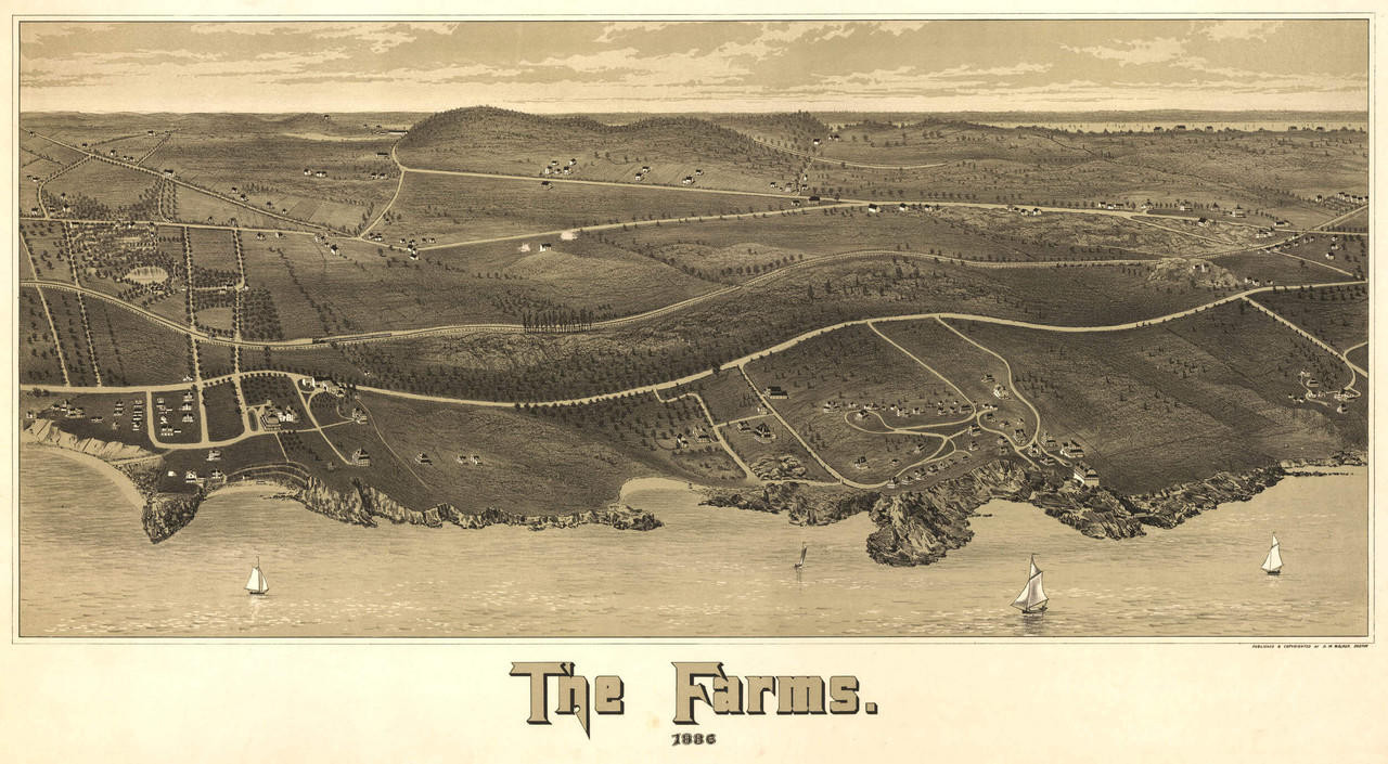 Historic Map - Beverly Farms, MA - 1886, image 1, World Maps Online