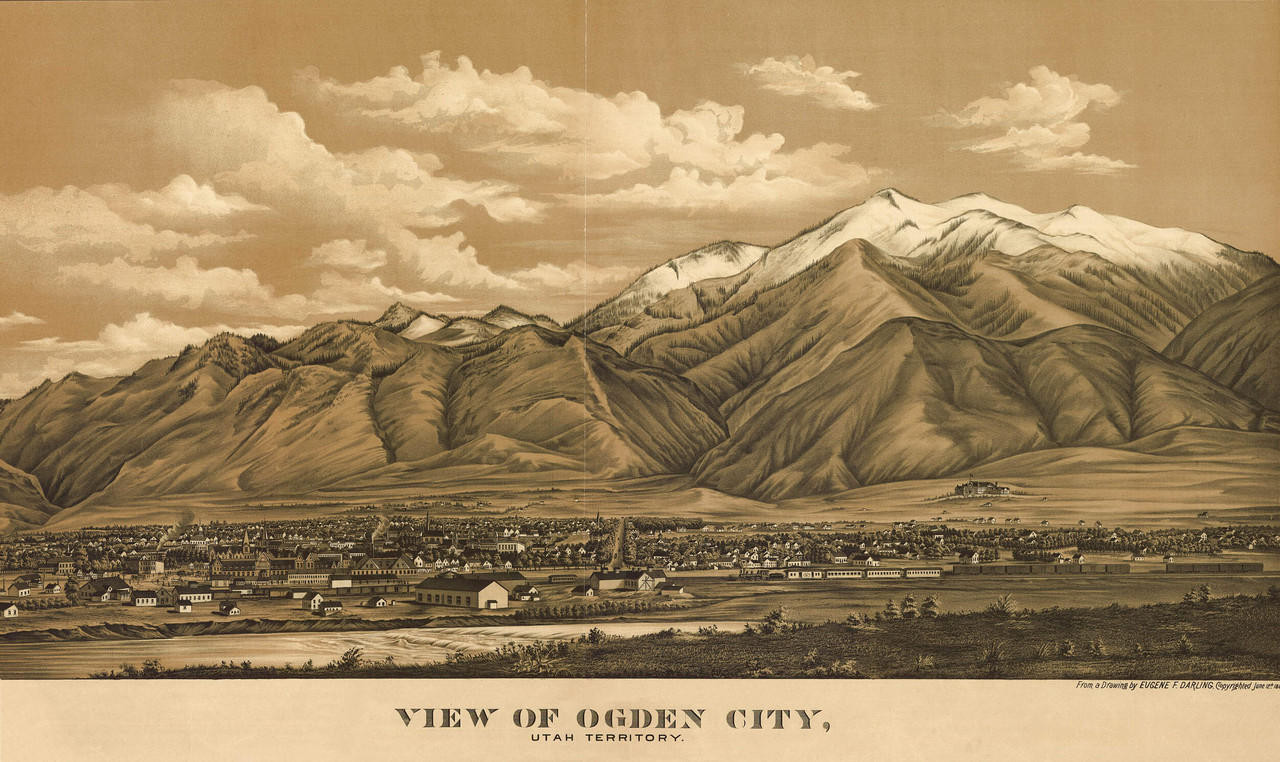 Historic Map - Ogden City, UT - 1889, image 1, World Maps Online