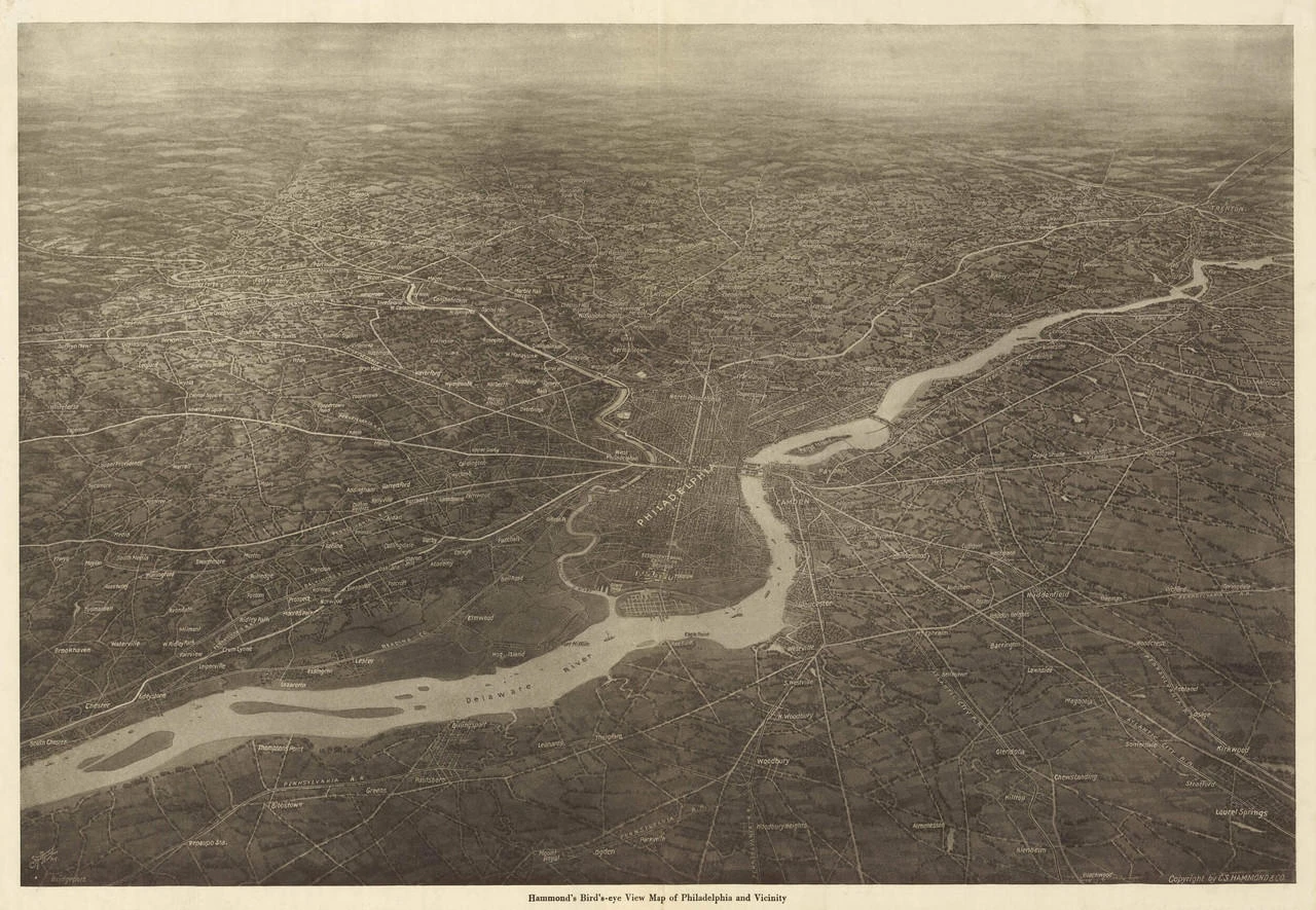 Historic Map - Philadelphia, PA - 1926, image 1, World Maps Online