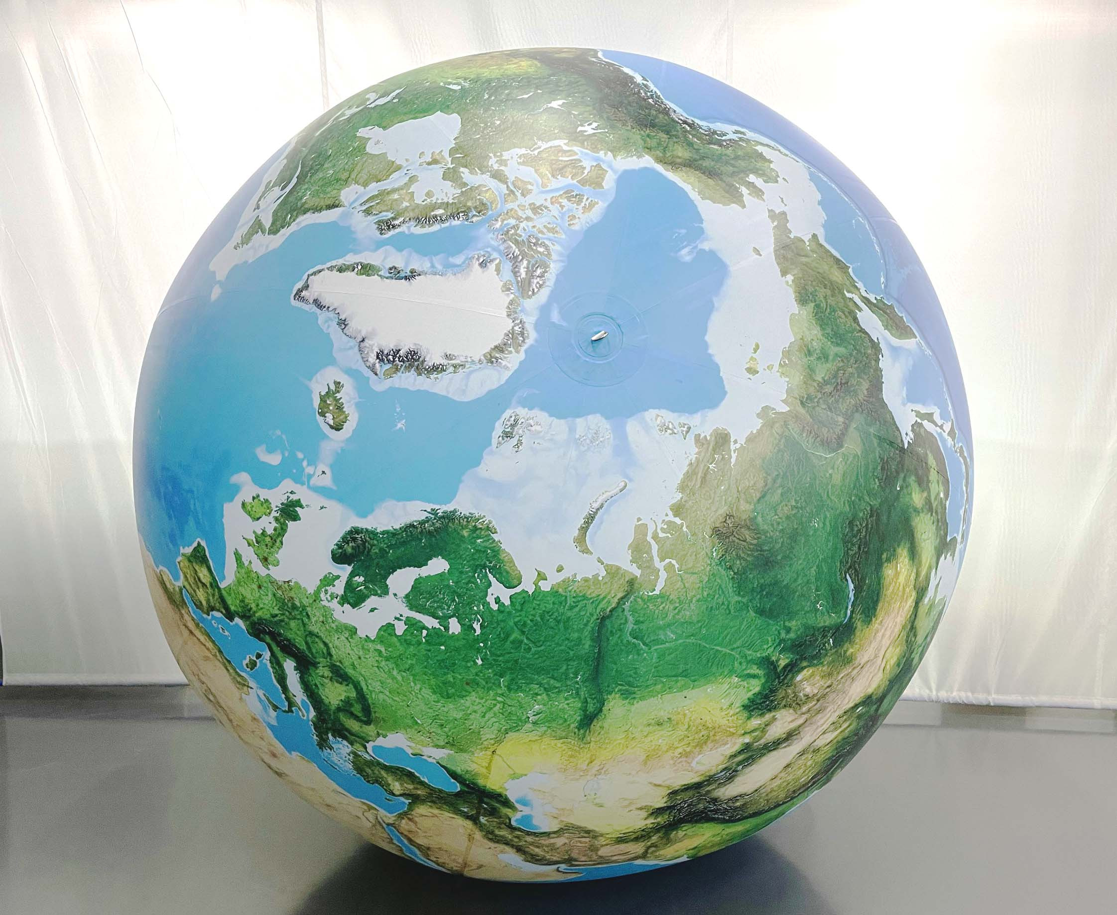 Vibrant World Giant 7-Foot Inflatable Globe for Classrooms