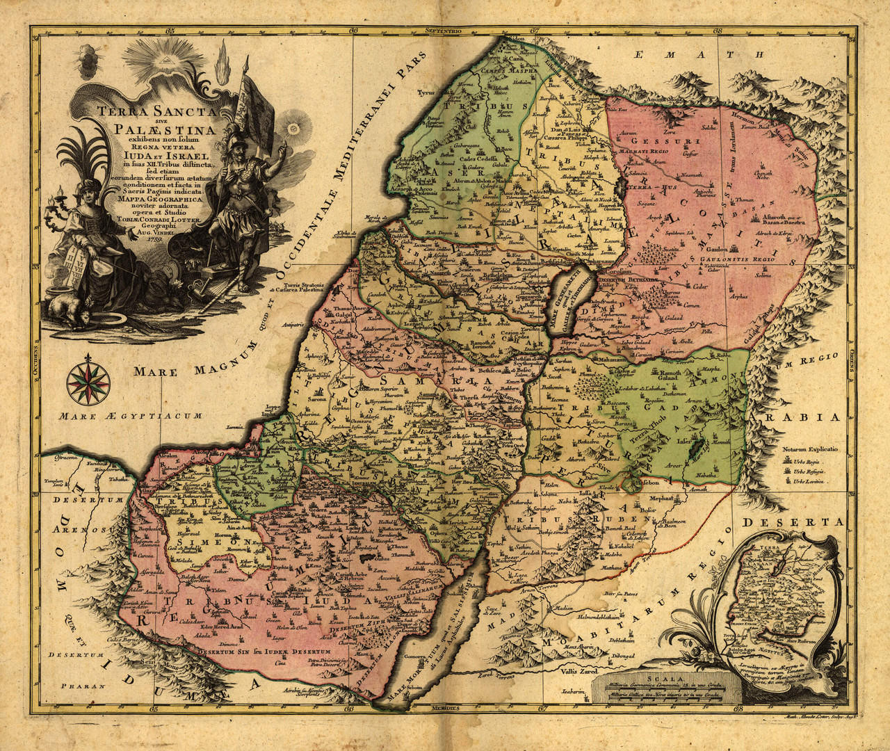North & Central America Vintage Map Print (1759)| World Maps Online