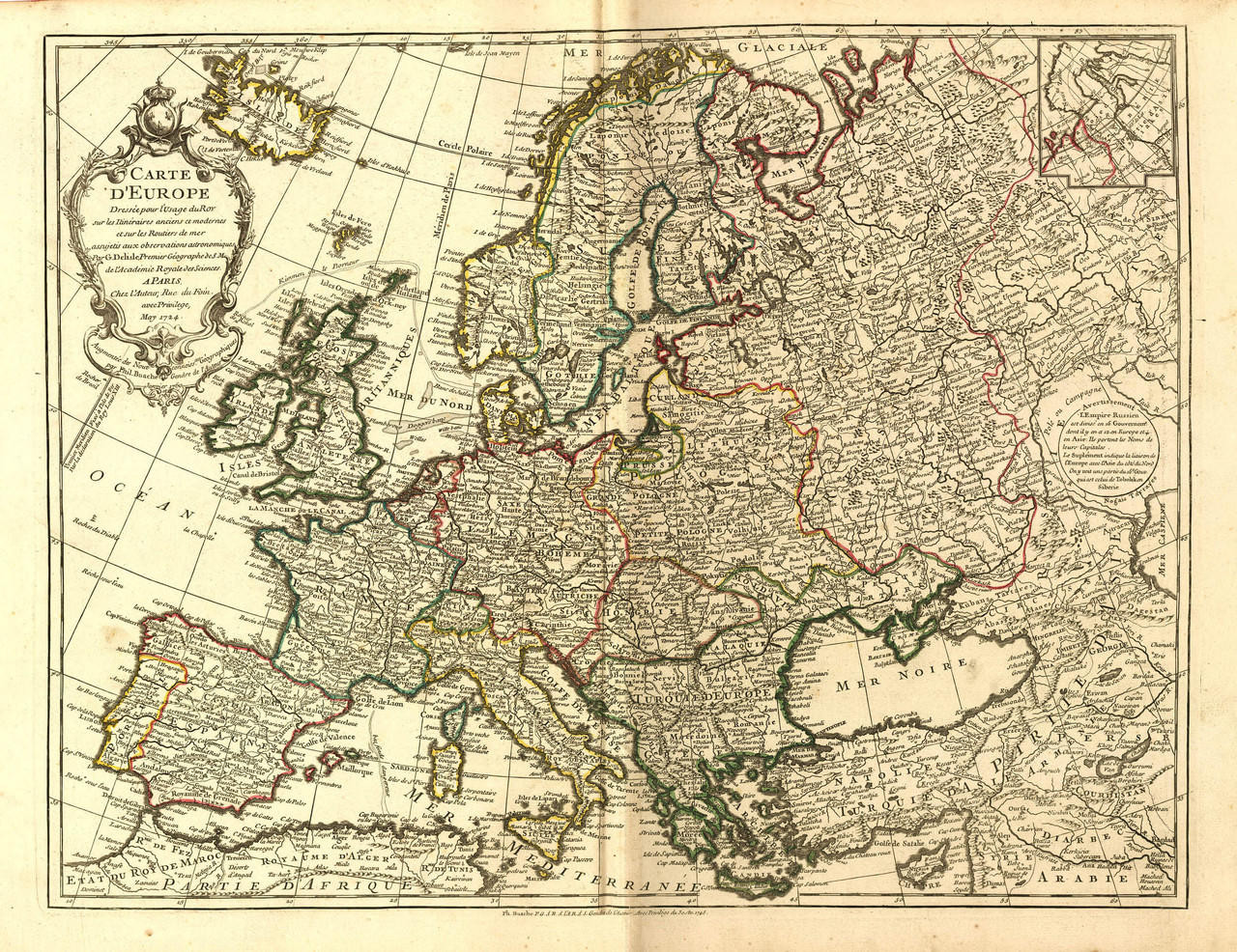 Historic Map - Europe - 1769, image 1, World Maps Online