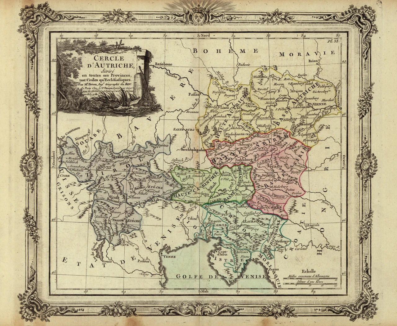 Historic Map - Europe - 1792 (Austria and surrounding areas), image 1, World Maps Online
