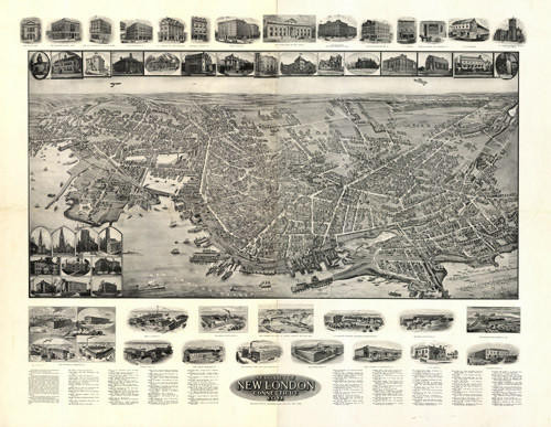 Historic Map - New London, CT - 1911, image 1, World Maps Online