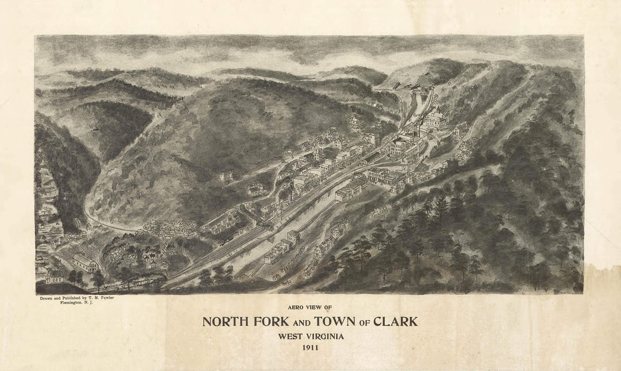 Historic Map - North Fork, WV - 1911, image 1, World Maps Online