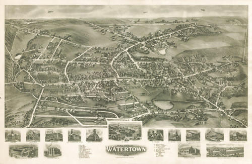 Historic Map - Watertown, CT - 1918, image 1, World Maps Online