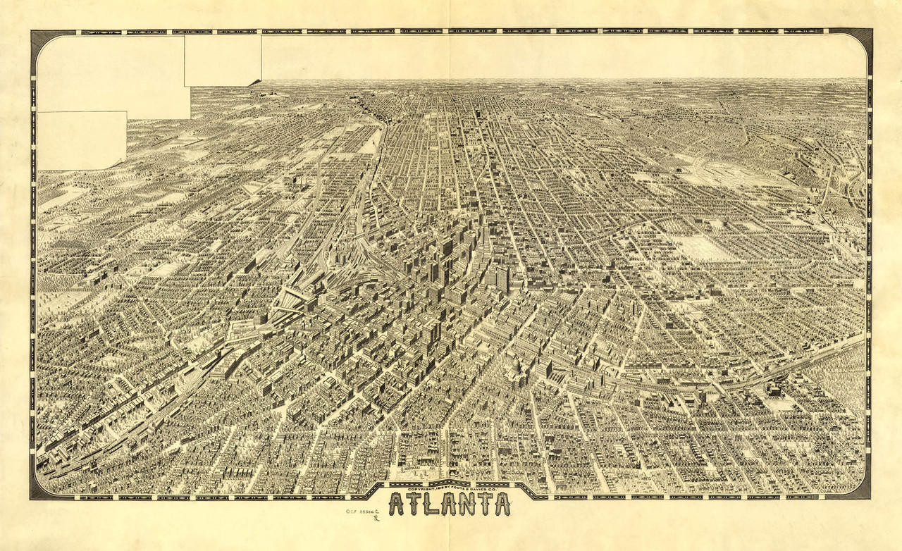 Historic Map - Atlanta, GA - 1919, image 1, World Maps Online